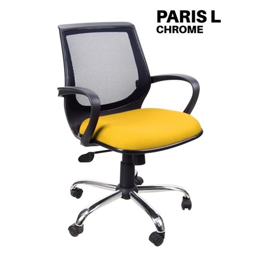 Kursi kantor Uno Paris L Chrome