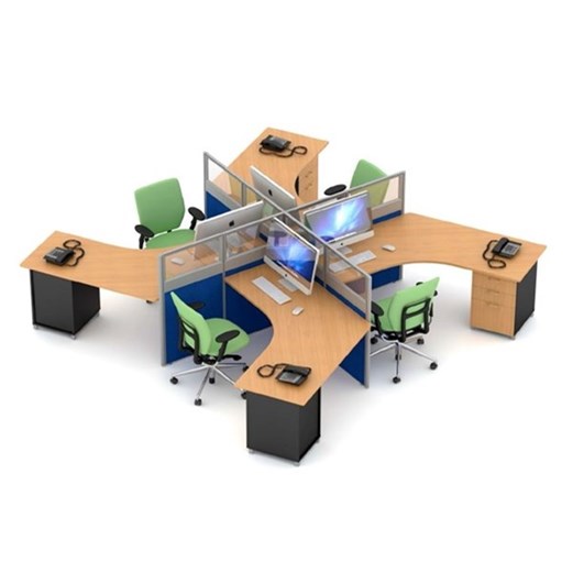 Partisi kantor Uno Slim 4